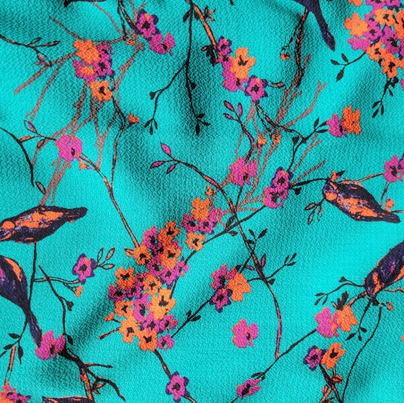 Darling Bird Print Dress, VGUC, Size 4 - Picture 5 of 7